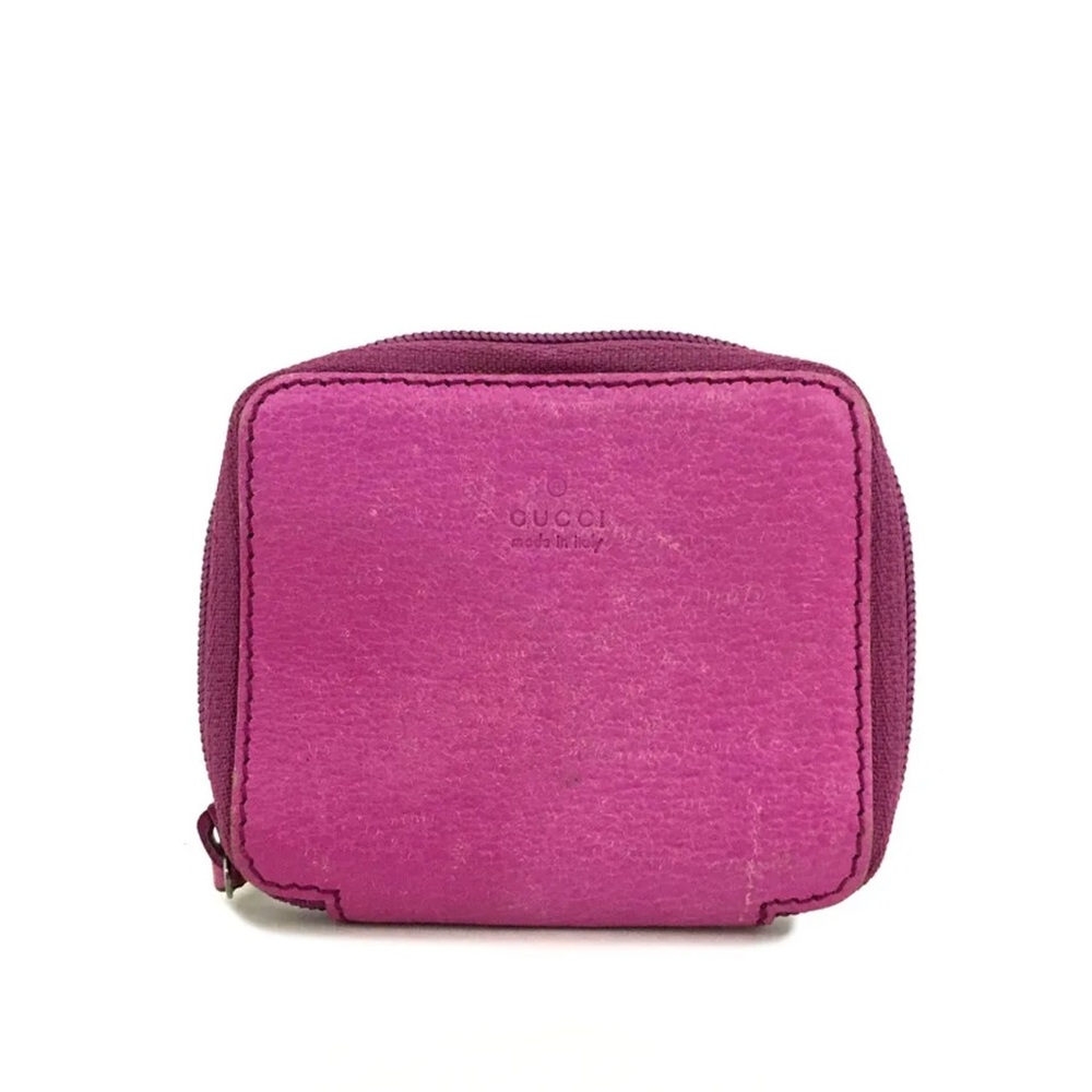 Gucci Leather Vibrant Color Coin Zippy
